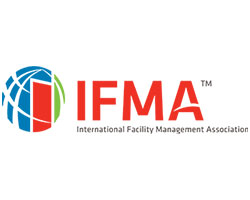 IFMA logo with a globe design and red text reading "International Facility Management Association.
